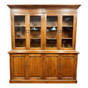 Armoire de bibliothèque en chêne Eichholtz