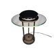 Lampe Saturne noire postmoderne de Robert Sonneman SMC Boxford