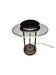 Postmodern black Robert Sonneman Saturn lamp SMC Boxford