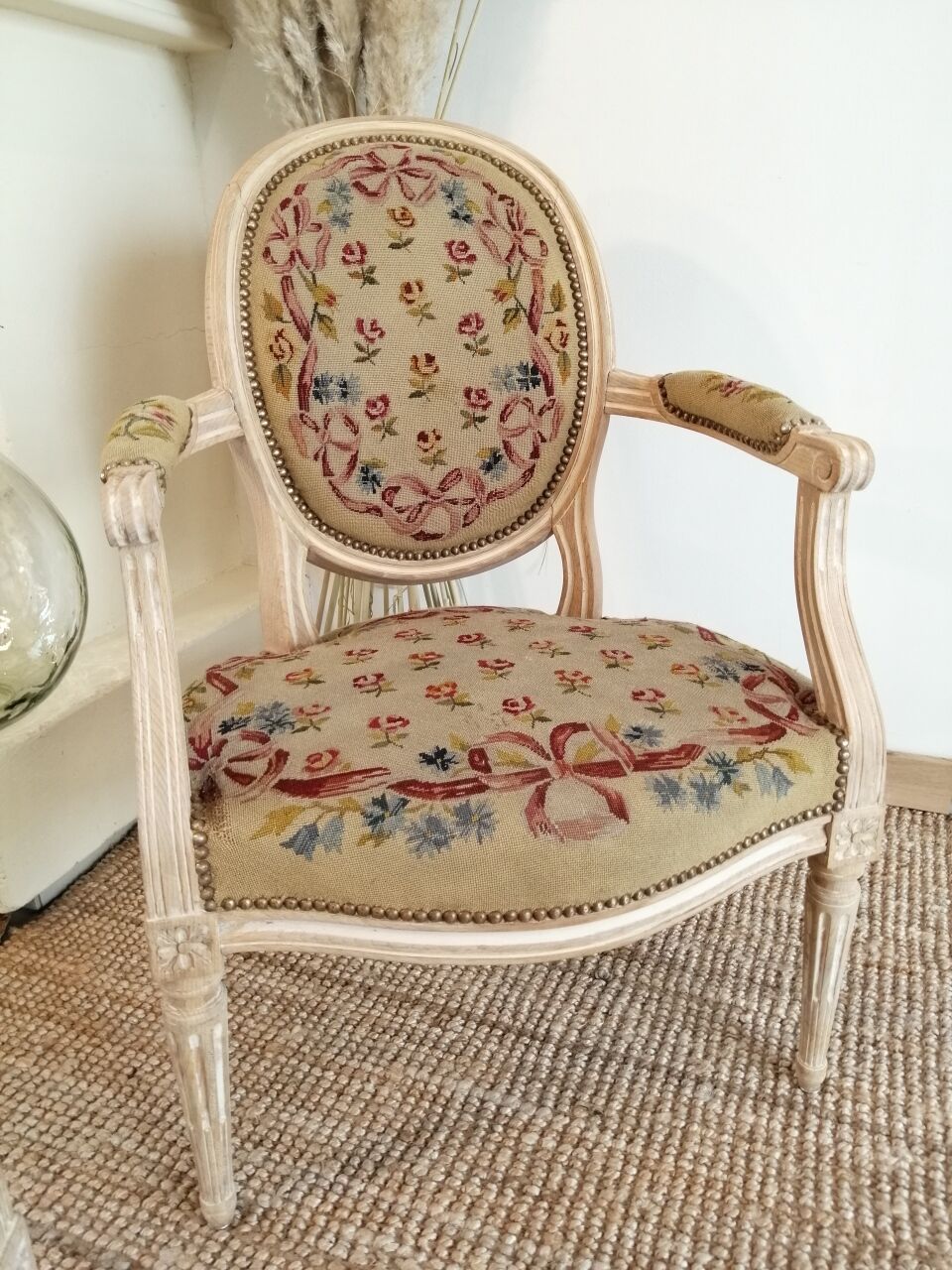 Pair of Louis XVI period armchairs
