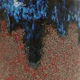 Very Rare Blue Ceramano Incrusta Vase 219 Hans Welling Design Fat Lava