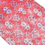 2x8 red classic vintage runner rug, 245x73cm