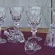 Série de 6 verres à eau en cristal de Saint Louis modèle Sammy