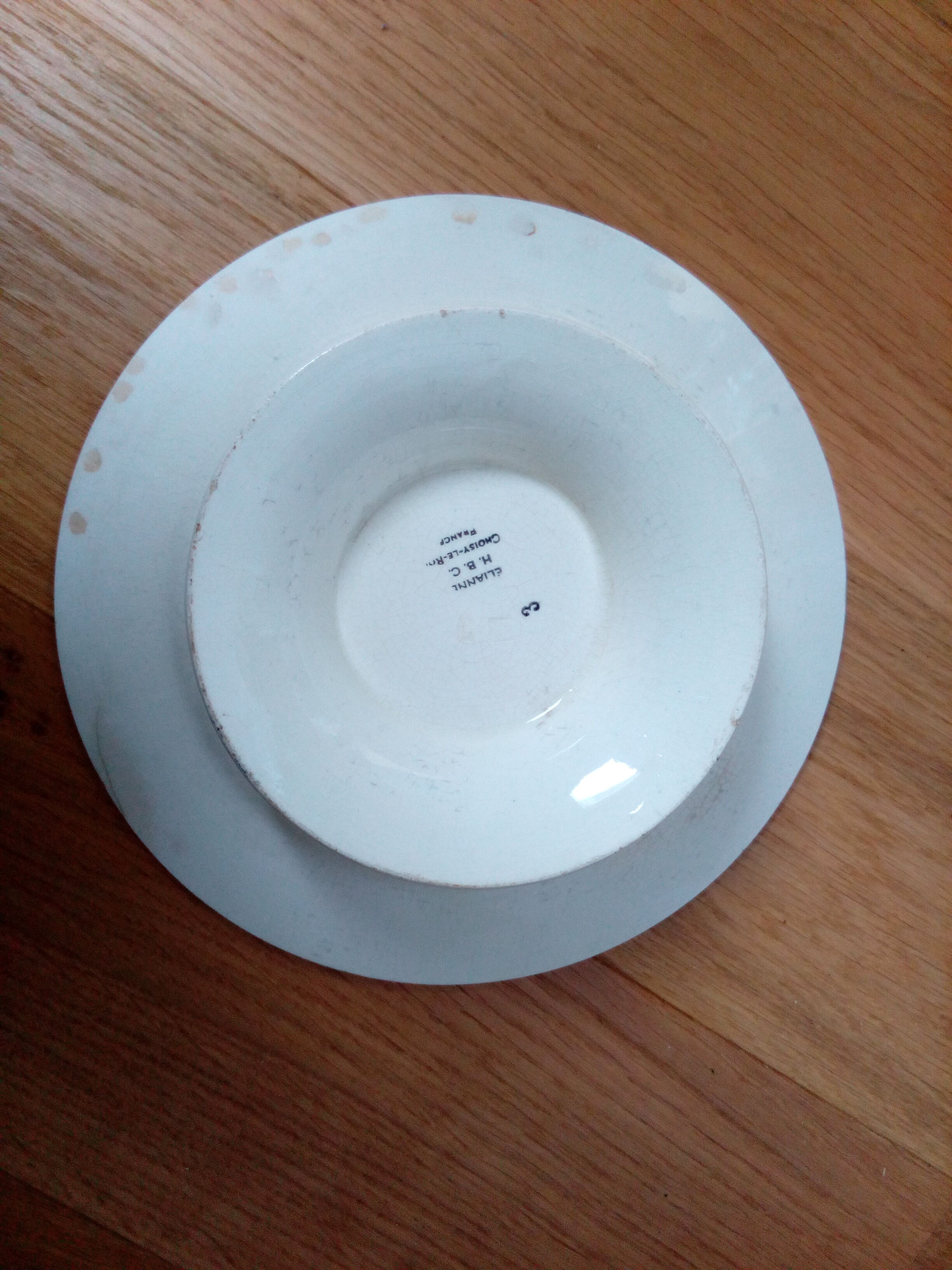 Choisy the King's earthenware presentation dish