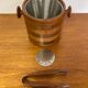 Bucket and accessories Stamp Scandinavian design 1950.