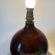 Lampe vintage en grès