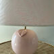 Lamp ceramic apple 80s