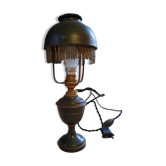 Electrified antique lamp