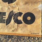 large poster your cafe negresco on canvas