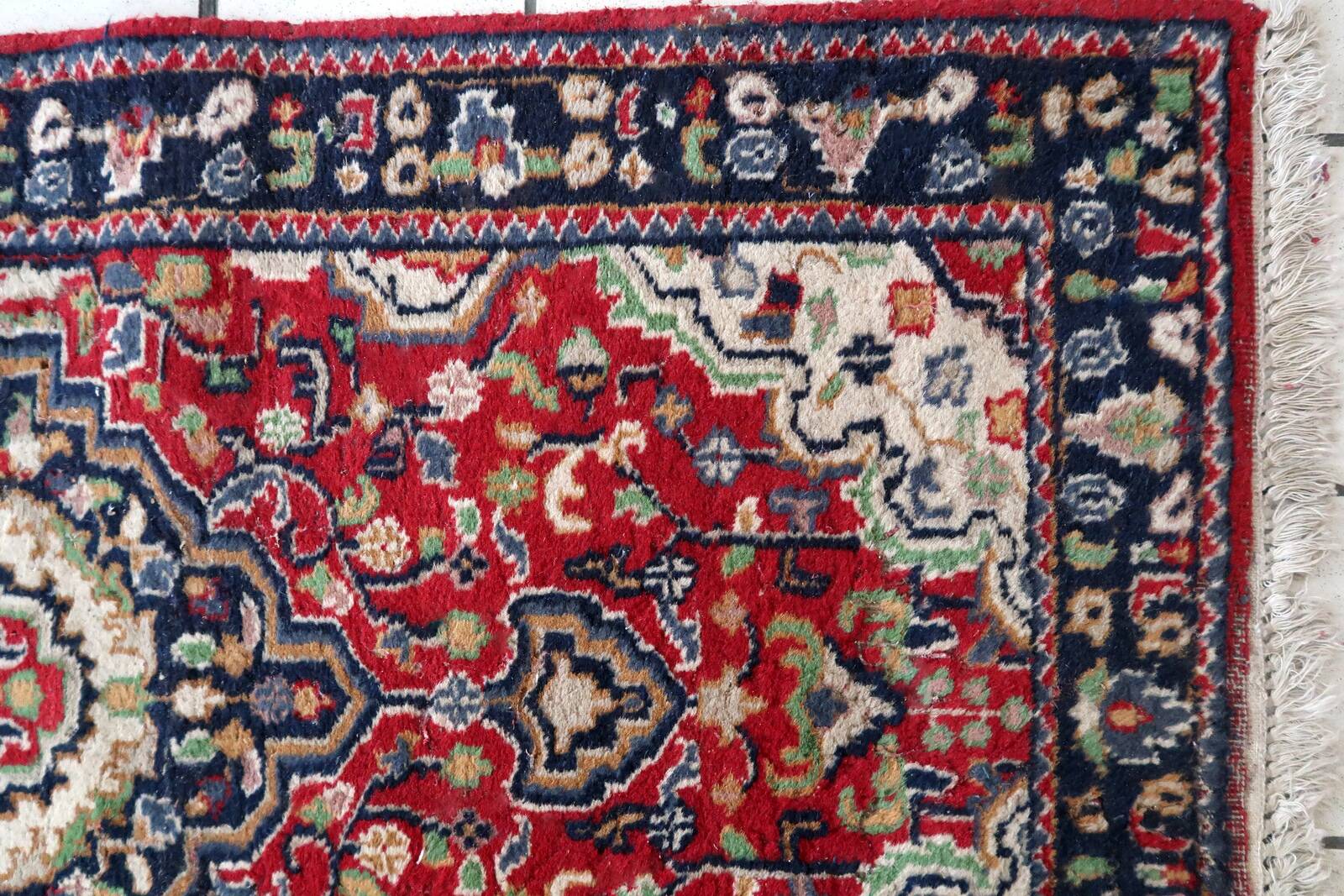 Tapis vintage du Moyen-Orient Malayer fait main en laine – 80 x 289 cm 1950