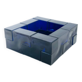 Blue Murano glass centerpiece, Italy 1960s