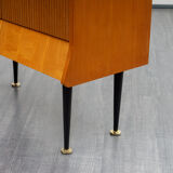 Small dresser 50s, two-tone ash and zebrano