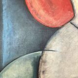 Bayer, Abstract Geometric Composition, 1954, Oil