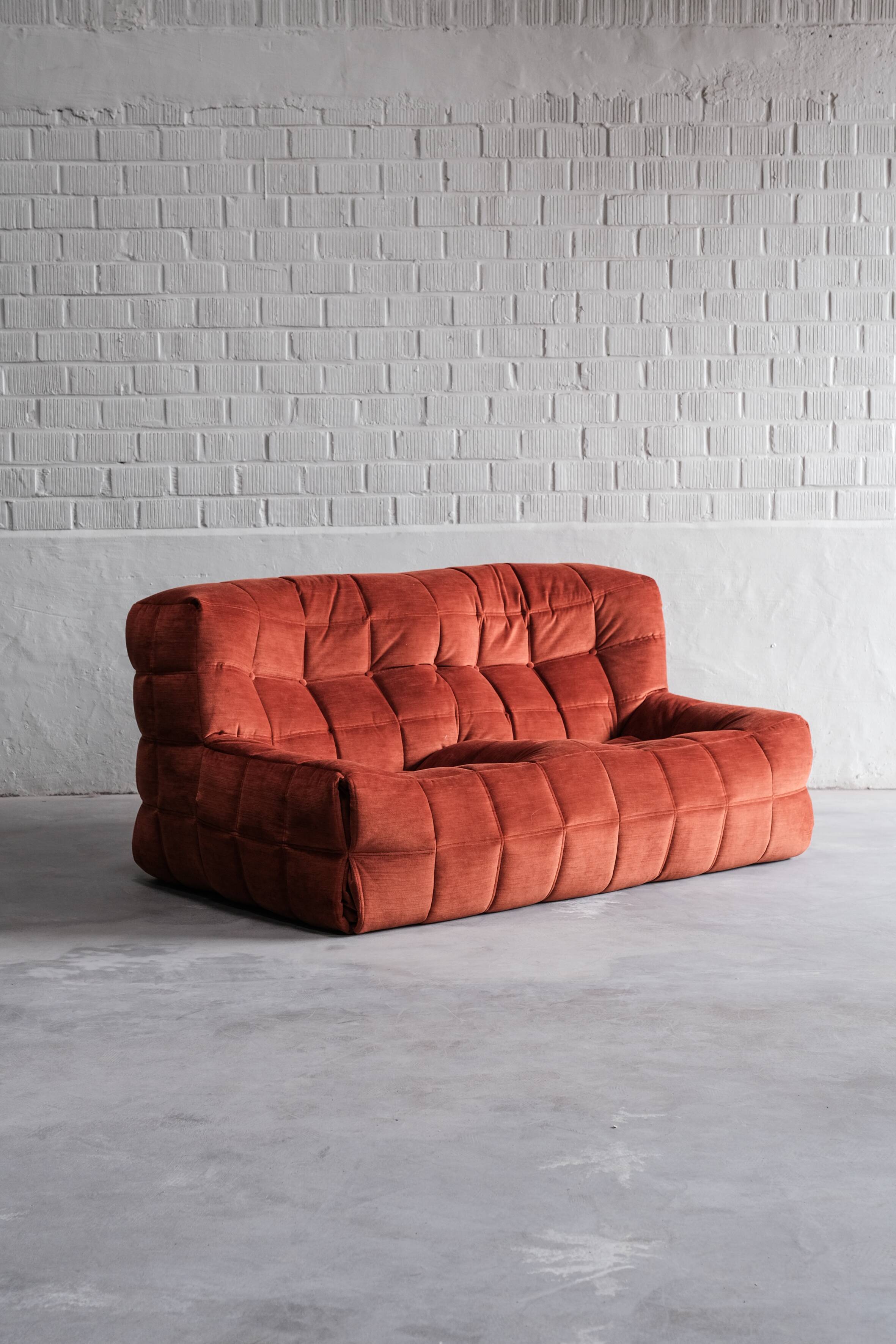 Kashima 2-seater, by Michel Ducaroy for Ligne Roset, 1980s