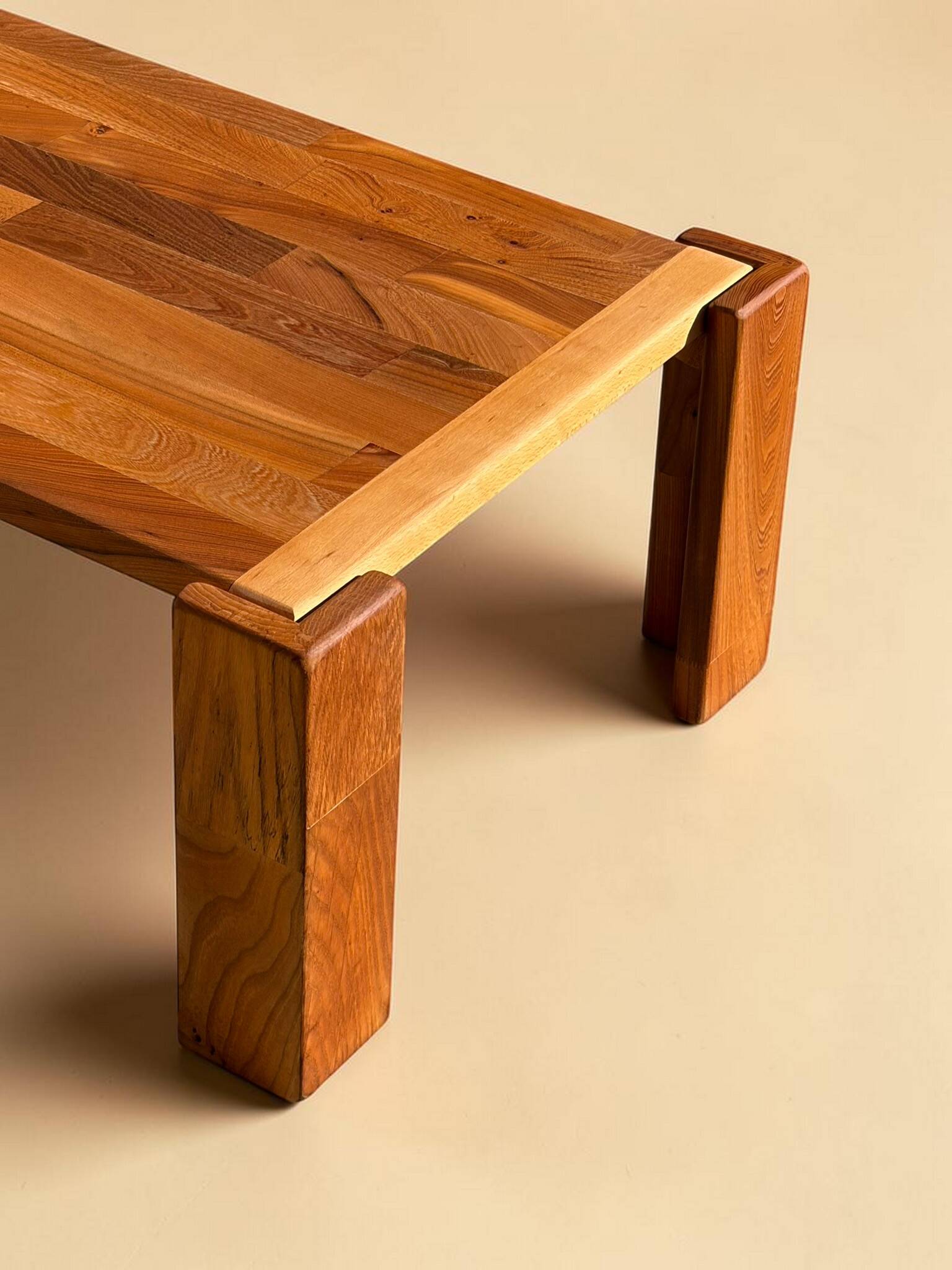 Coffee table in elm