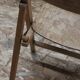 Pair of wooden folding chairs