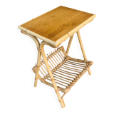 Rattan side table