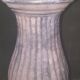 Glazed terracotta lamp