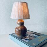 Vintage ceramic lamp signed