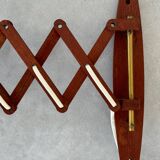 Lampe applique accordéon ou ciseaux, design scandinave des années 60