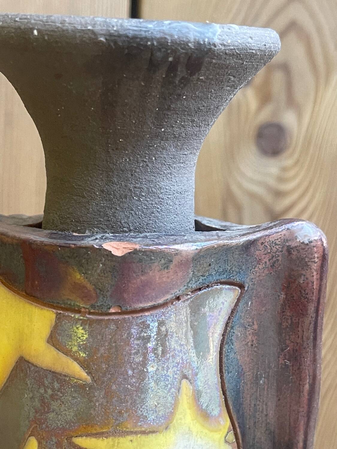 Brutalist candle holder