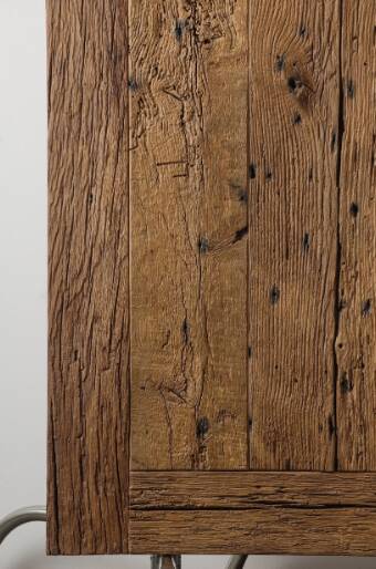 Rustic oak door leaf, 800 × 2000 mm