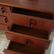 Commode coiffeuse Danoise en teck vintage 1960