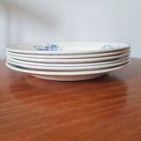 Set of 6 vintage plates made in France