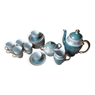 Victoria China Coffee Set Czechoslovakia