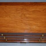 Set of hardwood dressers with finely carved bases.