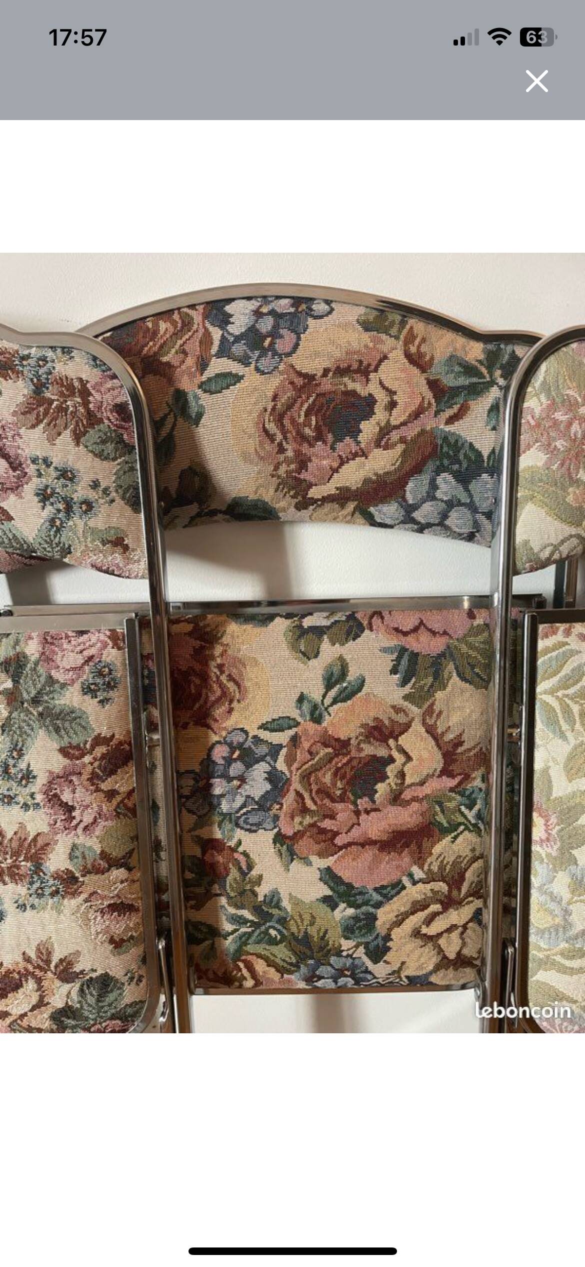 4 chaises pliantes vintages Chaisor