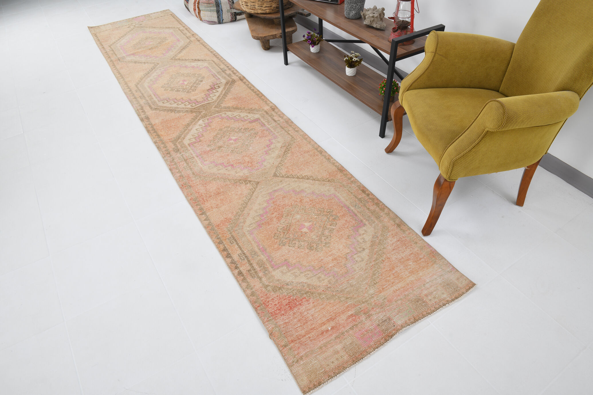 Carpet turkish runner rug 400x82cm