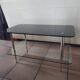 Vintage coffee table 1950/1960 two glass tops and bronze base