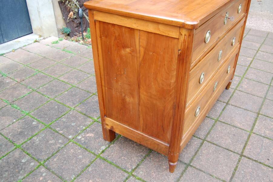 Louis XVI period walnut secretary chest from the 18th century