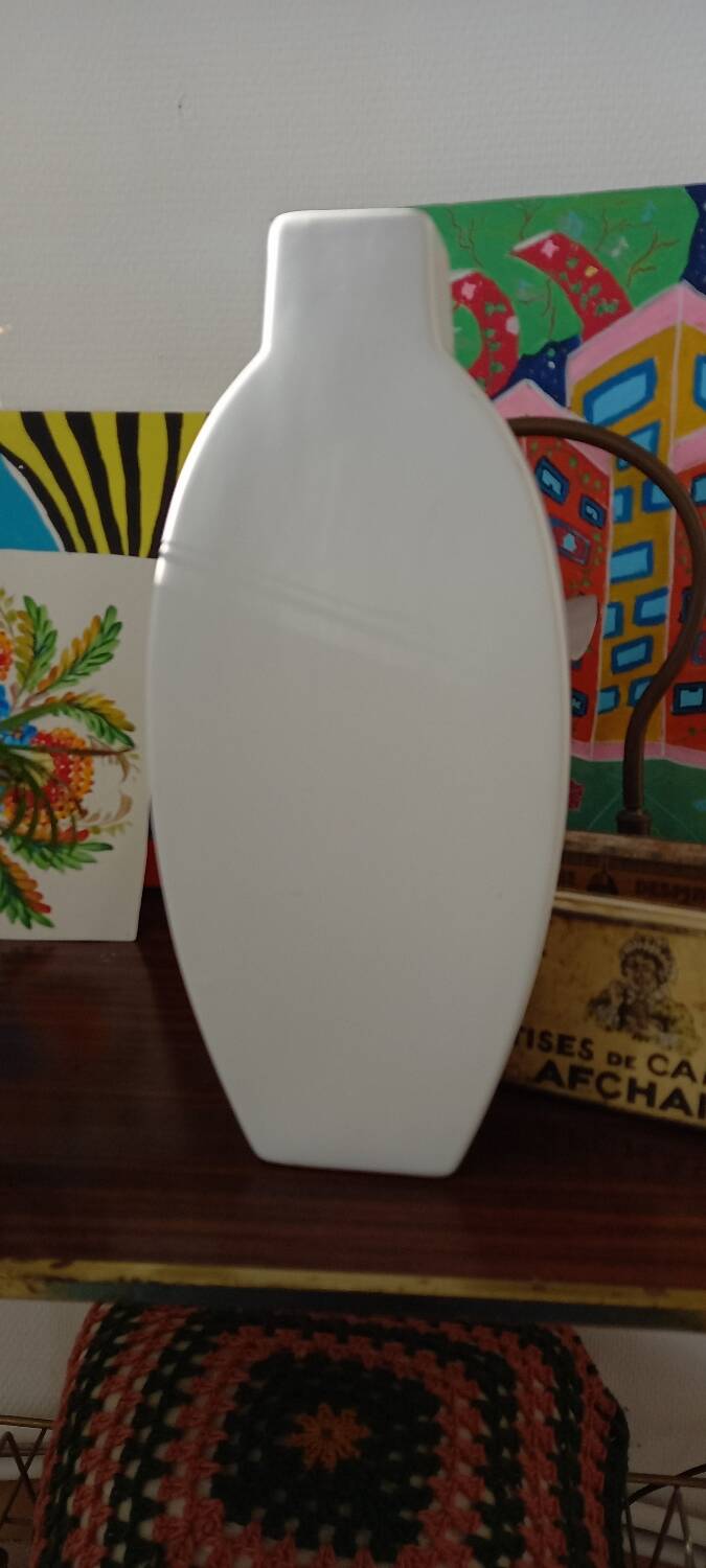 Retro white vase