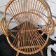 Pair of 1960s rattan armchairs