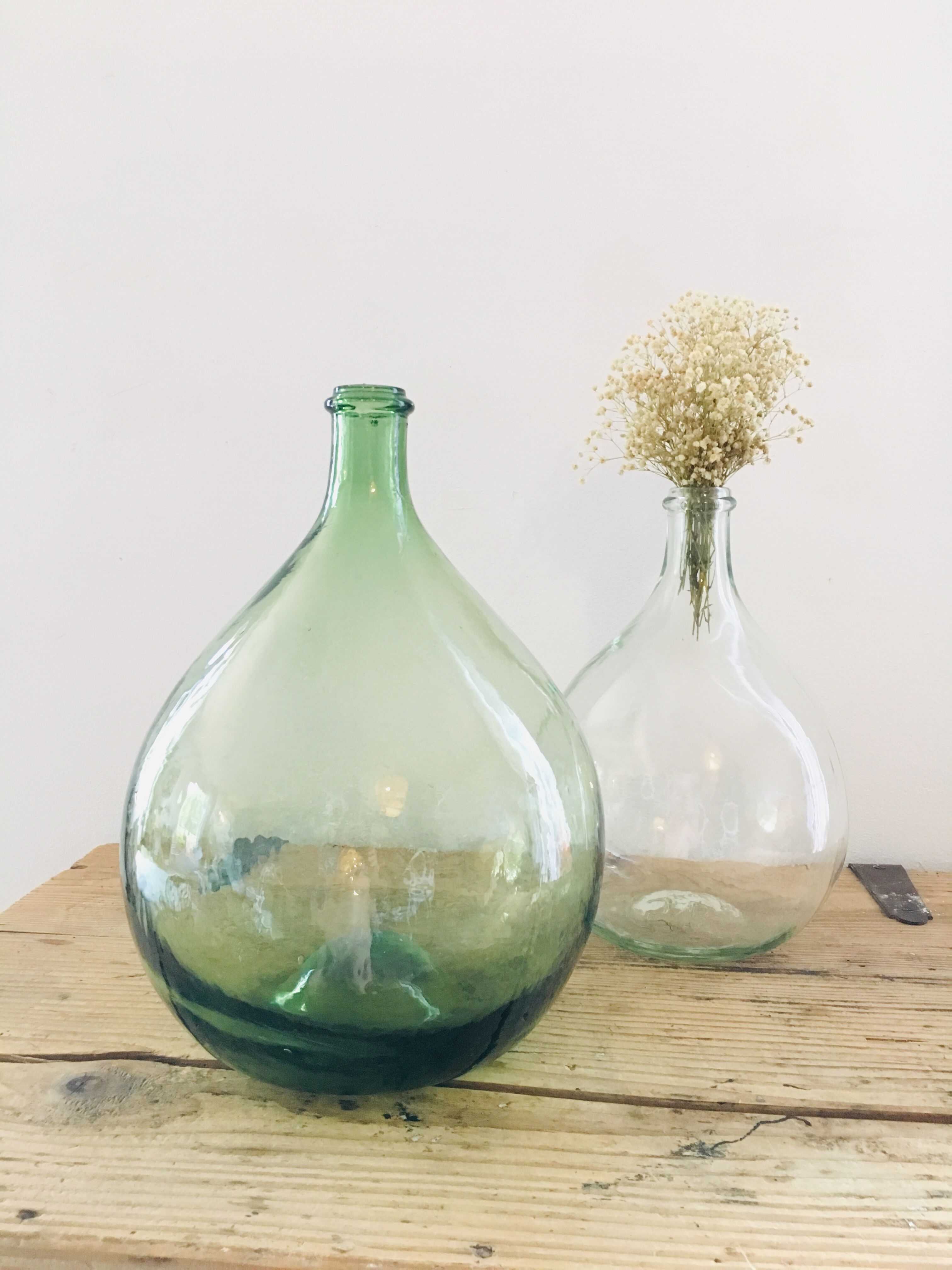 Green demijohn 10 liters