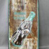 Old coca cola advertising plate 60s