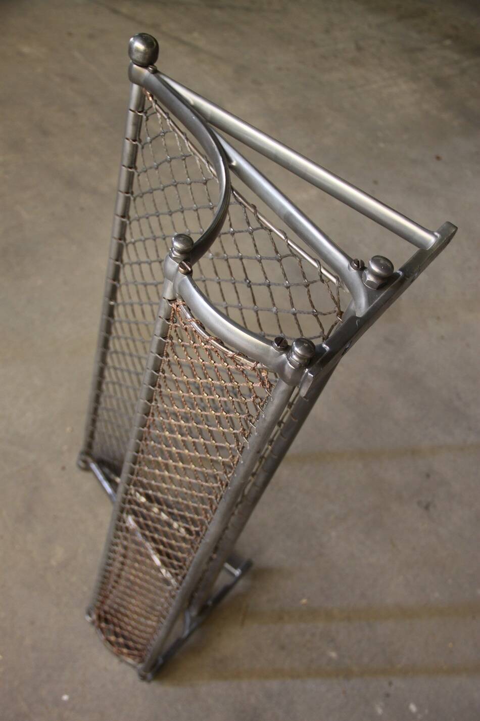 Old train luggage rack