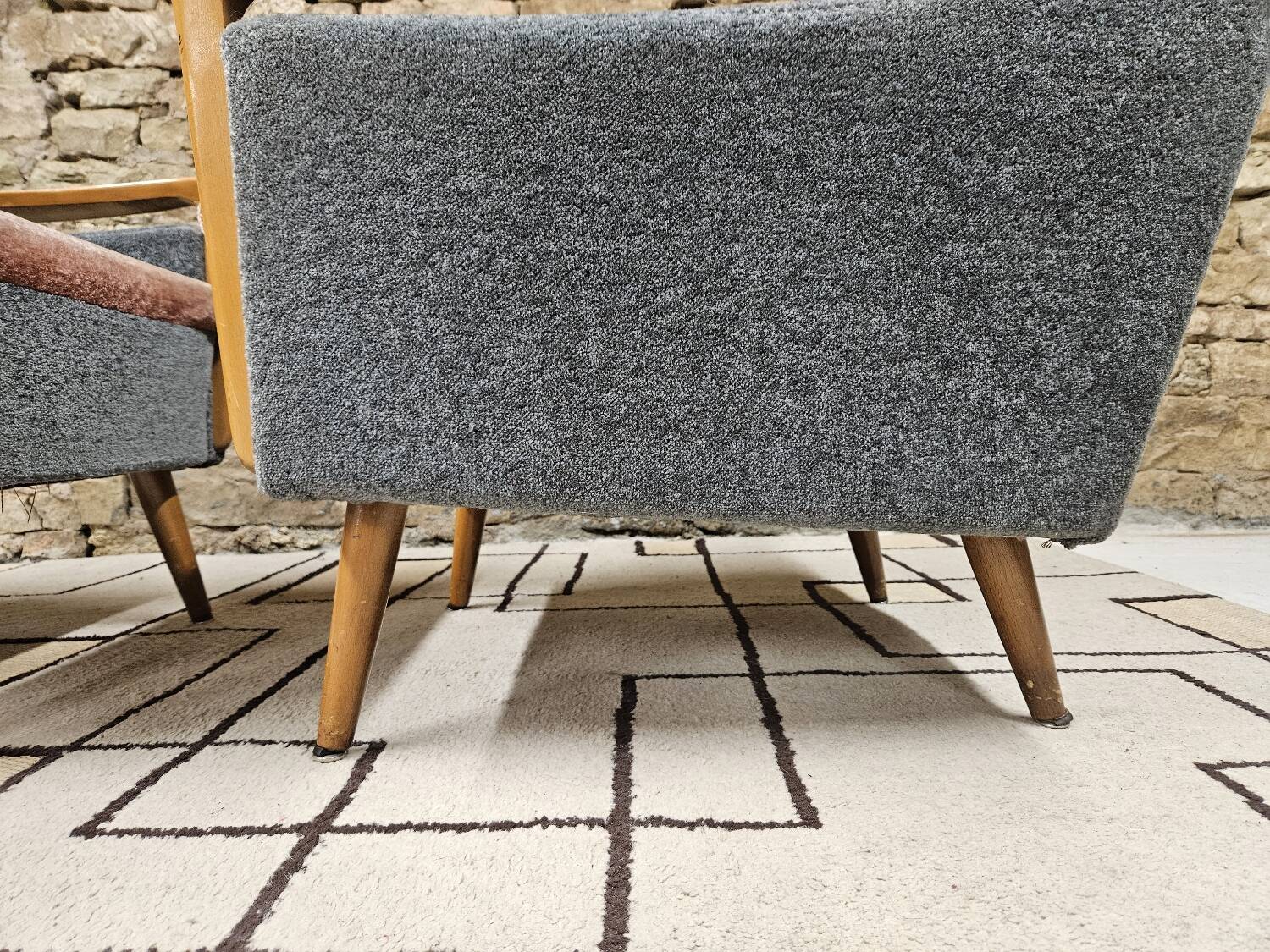 Pair of 1960 armchairs