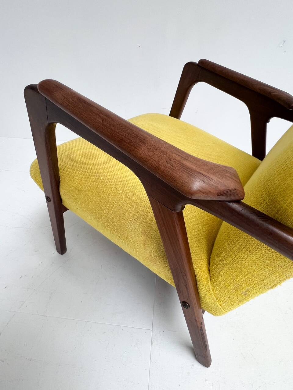 Wooden wingback chair from the 1960’s