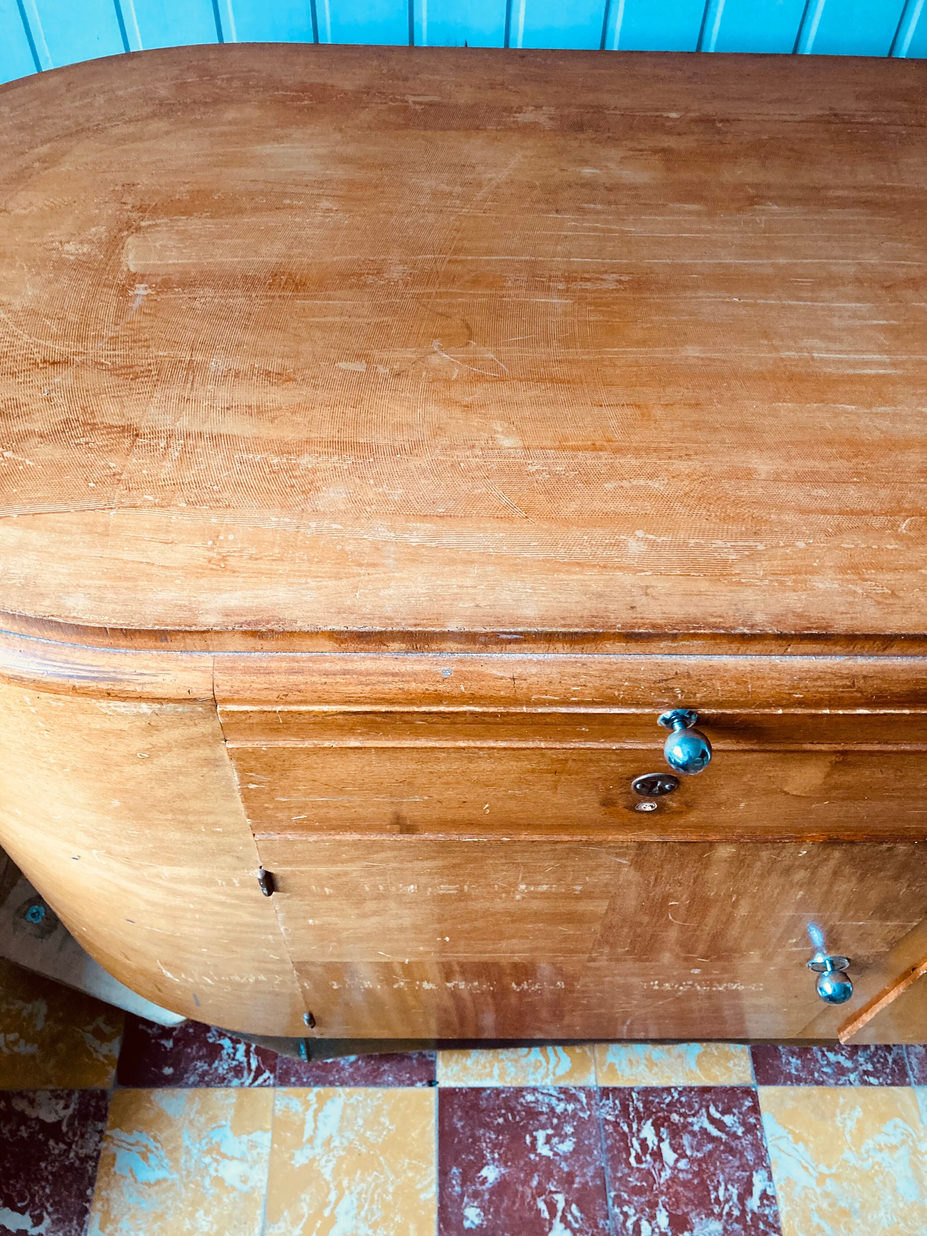 Art deco tailor's counter