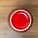 Red Italian ceramic vase from the mid-century by Bitossi, 1960s.
