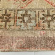 Tapis de couloir turc vintage beige crème, 80 x 224 cm