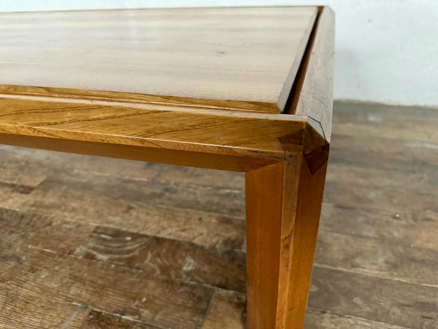 Vintage light wood coffee table from the 1960s