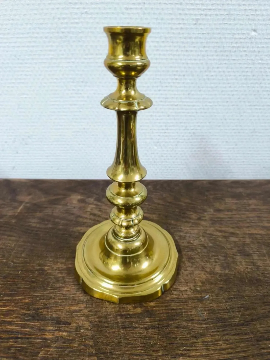 Bougeoir, chandelier en laiton
