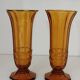 Art Deco vase pair, Val-Saint-Lambert crystal 1930