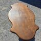 Antique round table in solid oak