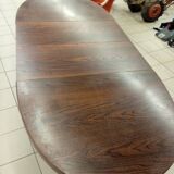 Baumann table + 2 wooden extensions ep 1970