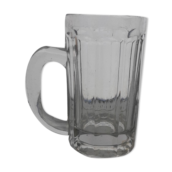 Chope à bière verre de bistrot